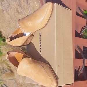 Lucky Brand Tan Leather Loafers